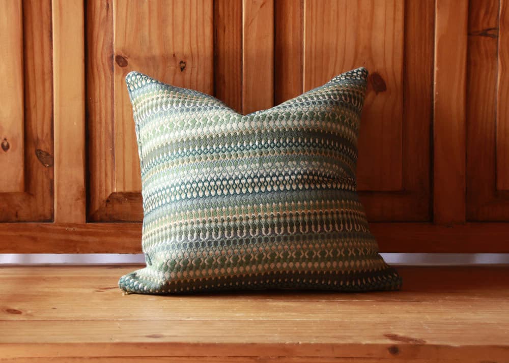 Tulip jewel toned decorative pillow cover.