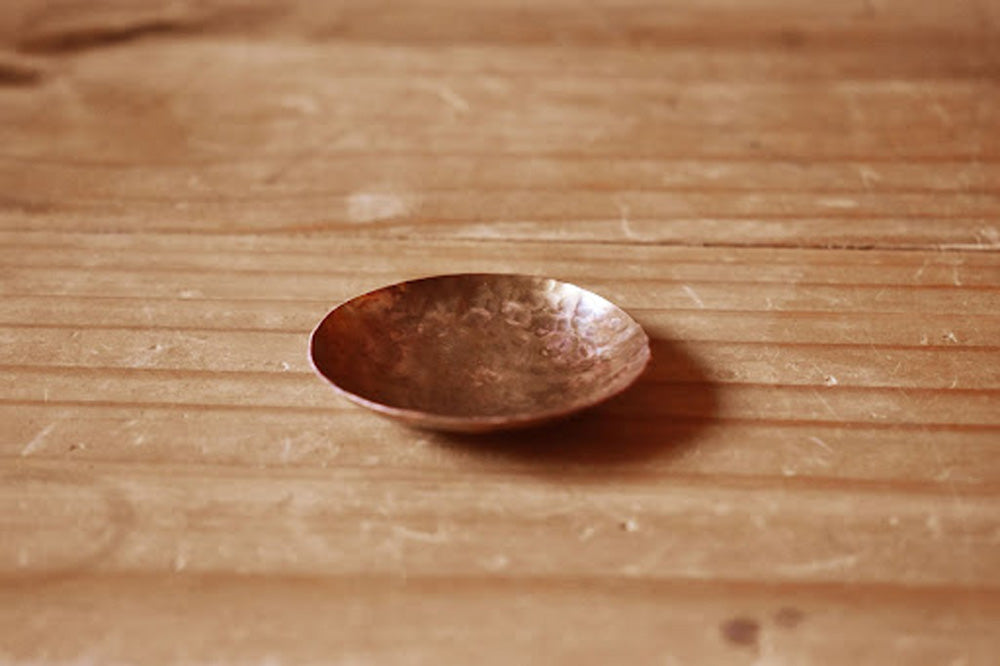 Hammered Copper Ring Dish